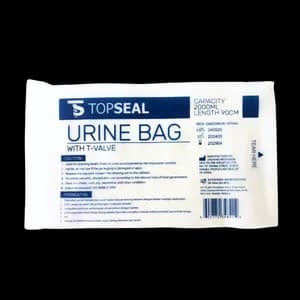 Urine Bag 2L T-Valve 90cm